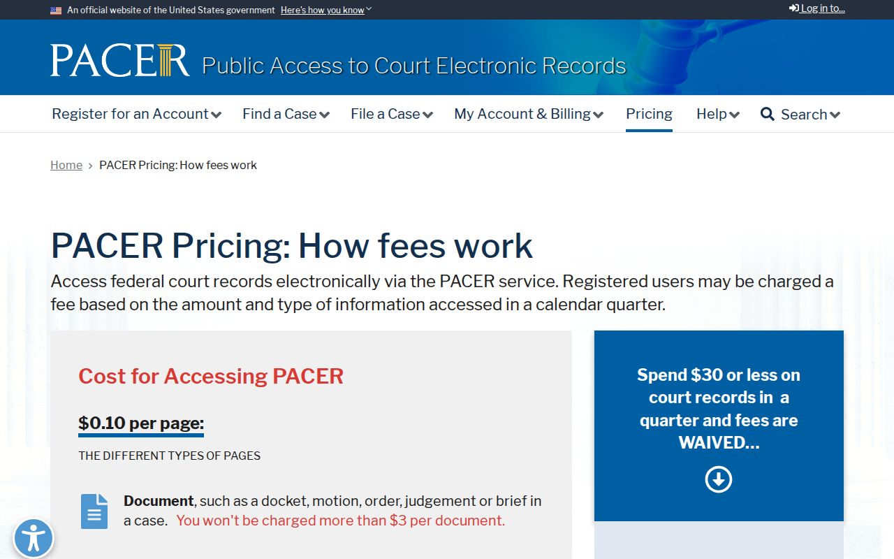 East Hodge docket research distinguishing federal PACER access from local records